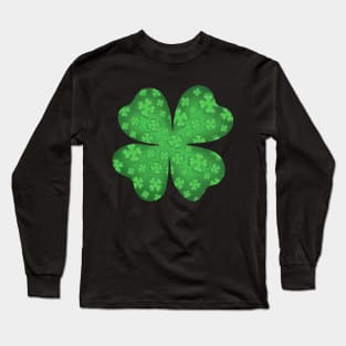 St Patrick's day four leaf clover Long Sleeve T-Shirt